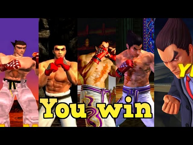 Mishima Kazuya, games, wings, kazuya, male, tail, video games