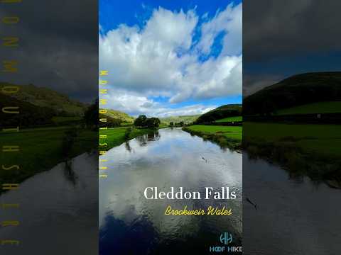 Cleddon Falls Brockweir Wales @HoofHike  👈see more #hiking #subscribe #wales #follow
