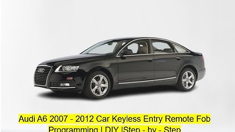 Audi A4  2007-2012 Key Fob Reprogramming Car Key Programming |DIY| Step-by-Step