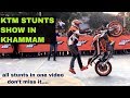 ktm duke stunts performed by xander and hell boy in khammam