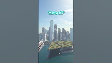 Best City Map in Minecraft 🏙#shorts #viral