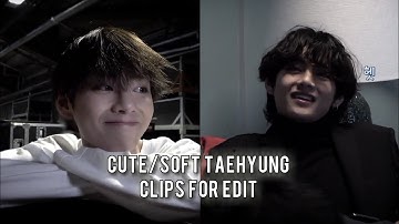 cute/soft taehyung clips for edit