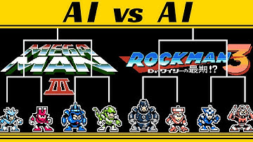 ロックマン3 ボス最強トーナメント | CPU Battle