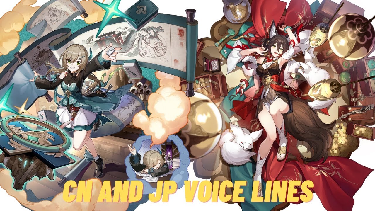 Final closed beta qingque and tingyun cn and jp voice lines honkai