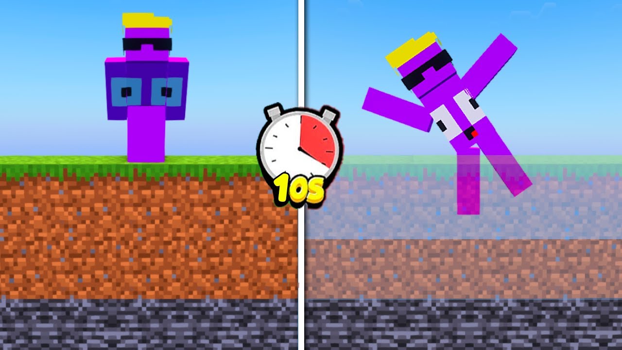 MINECRAFT MAS A CADA 10 SEGUNDOS UMA CAMADA DESAPARECE!!!