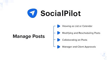 SocialPilot Walkthrough: Manage Posts