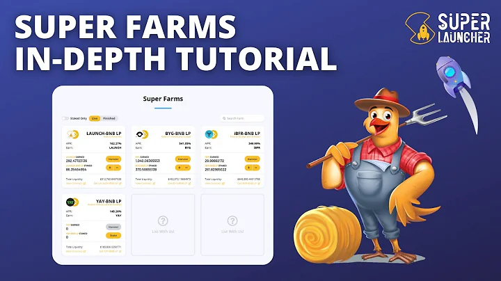 Super Farms In-Depth Tutorial: How To Get, Stake/Unstake LP Tokens & Harvest Your Earnings