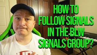 How To Properly Follow Signals in the BLW Signals Group? screenshot 5