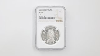 インド　1862年　１ルピー　＠103 インド 1862年 1ルピー ＠103