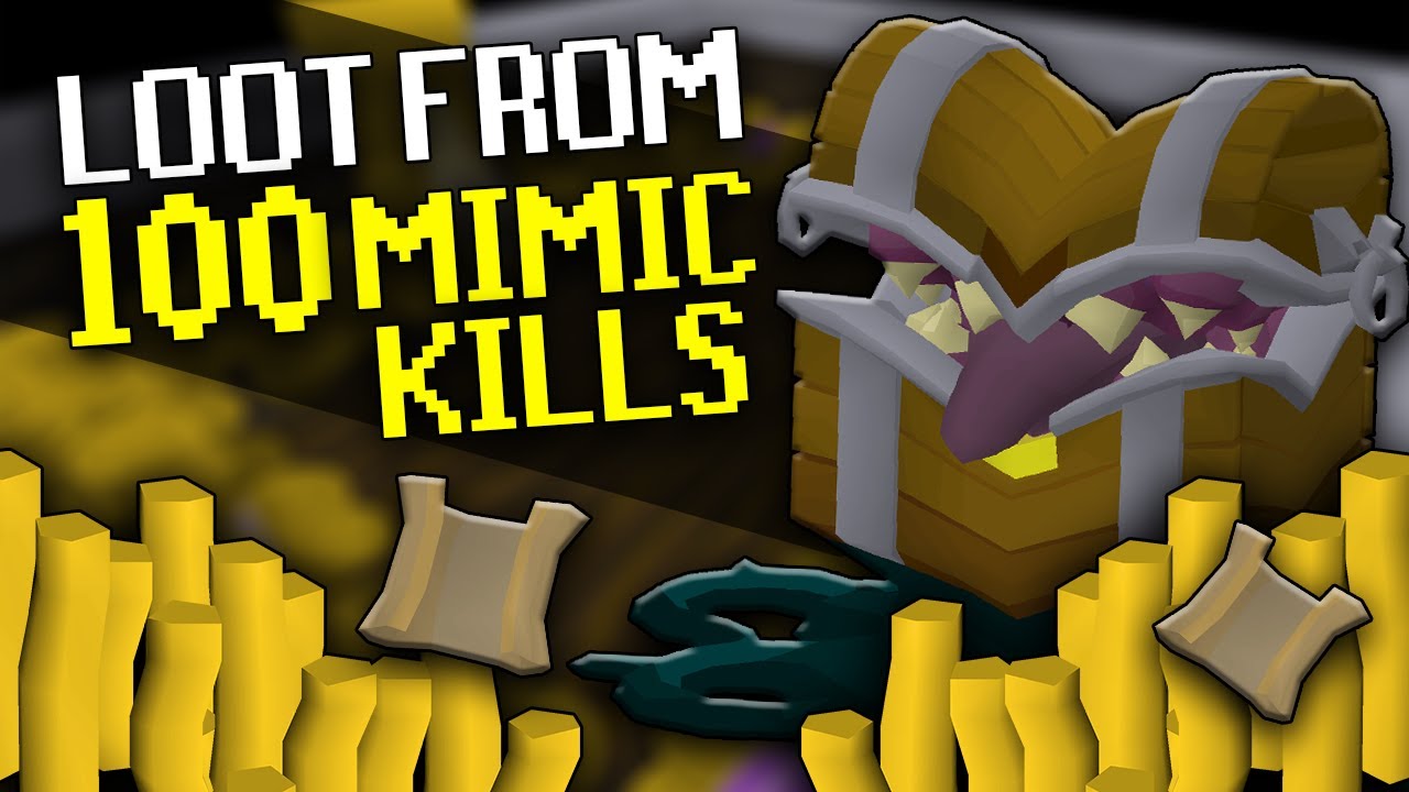 LOOT FROM 100 MIMIC KILLS : Clue Scroll Boss Mimic Guide ( OSRS BOSS ) : HUGE Giveaway Onyx RSPS - YouTube