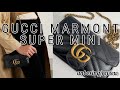 GUCCI MARMONT SUPER MINI REVIEW | WHAT FITS &amp; WAYS TO WEAR IT !!