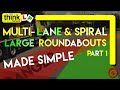 Multi-lane & Spiral Roundabout Driving Lesson from Think Driving School, Filmed in Basingstoke