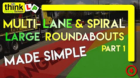 ROUNDABOUTS: How to deal with Spiral & Multi-lane Roundabouts Part 1 - Filmed in Basingstoke
