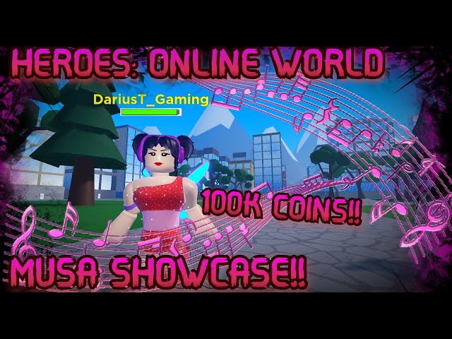 HEROES:ONLINE WORLD-(NEW CODE) ELEVEN & STORMY FULL SHOWCASE/ UPDATES & 75K  COINS!! 