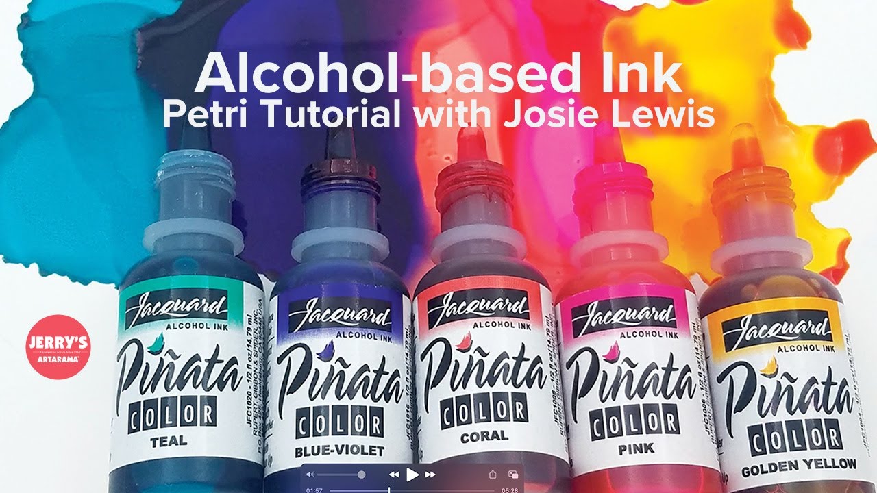 Alcohol-based, acid-free, transparent inks! - YouTube