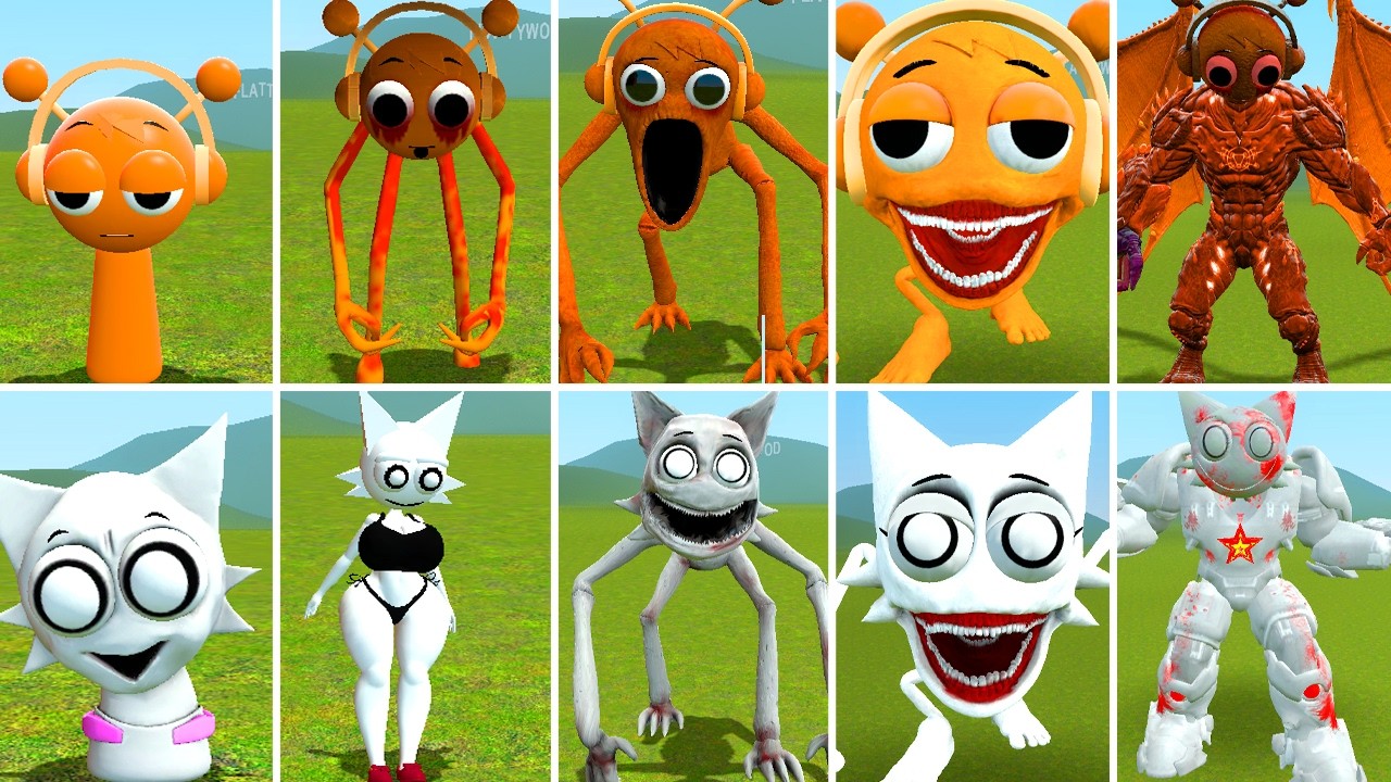 ALL OREN LOVE ZOOCHOSIS TAPES 1-5 VS ALL NEW WEMDA TAPES FAMILY ? in Garrysmod!