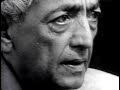 J Krishnamurti - The Real Revolution - 1. Where are we going?