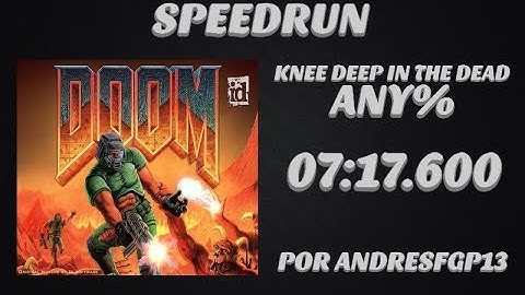 Doom (unity ports) Knee-Deep in the Dead any% Speedrun Former PB in 07:17.600 by andresfgp13