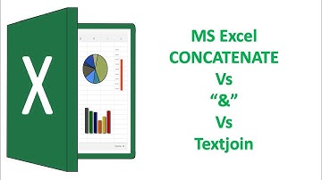 MS Excel - Concat Vs & Vs Text Join