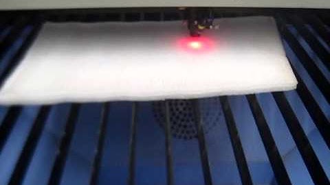 Jinan APEX laser machine cutting sponge