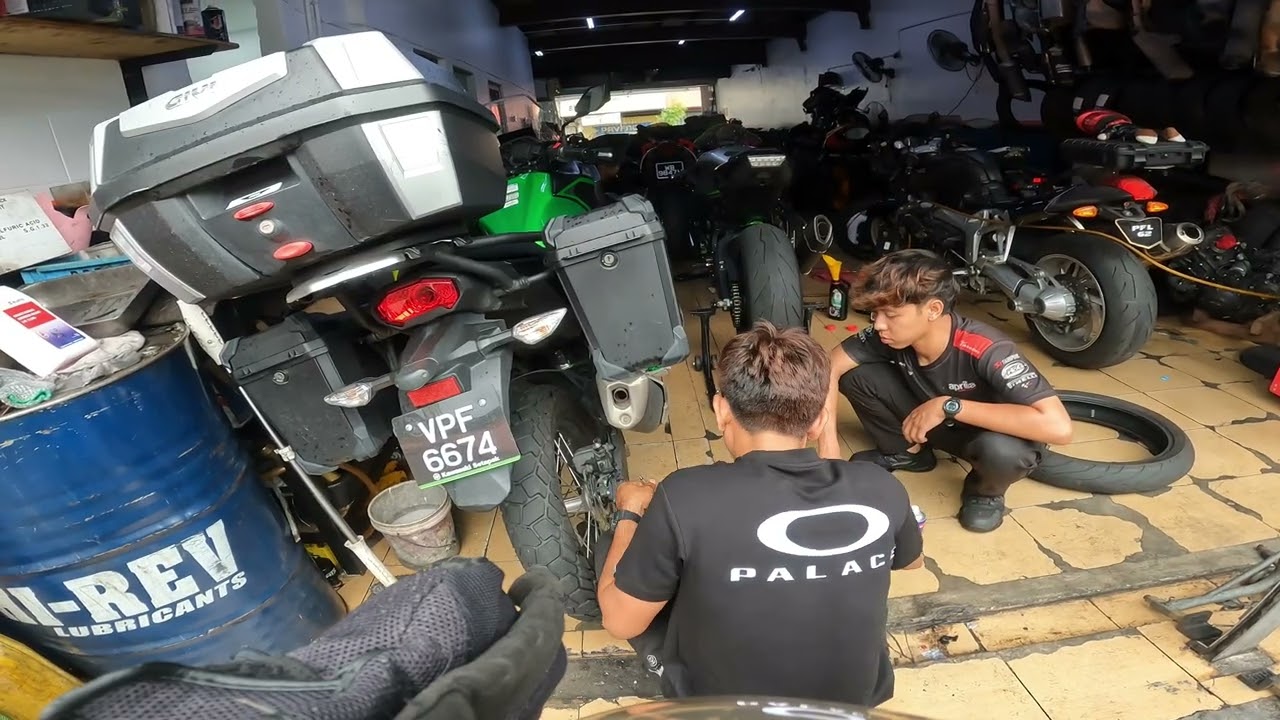 MODENAS VERSYS 250 | SCREW BRAKE PAD TAK BOLEH BUKAK