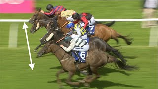 Unbelievable horse race! Five horses are separated by inches in thrilling finish! screenshot 1