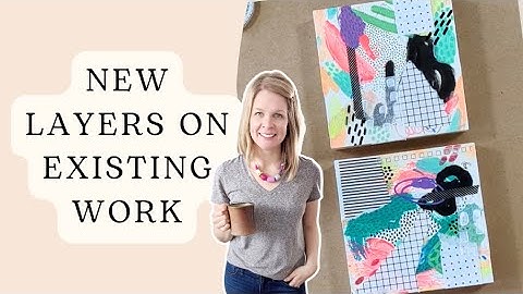 Adding New Collage Layers to "Finished" Work | Mixed Media Artwork on Wood Panels