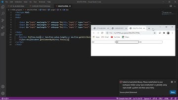 Automatic cursor position next to other input field with JavaScript, html