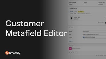 Customer Metafields Editor | Webflow & Shopify, connected! Smootify.io