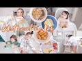 WHAT WE EAT IN A DAY 💞 Mom, Kids, Toddler & Baby Meal Ideas 2021