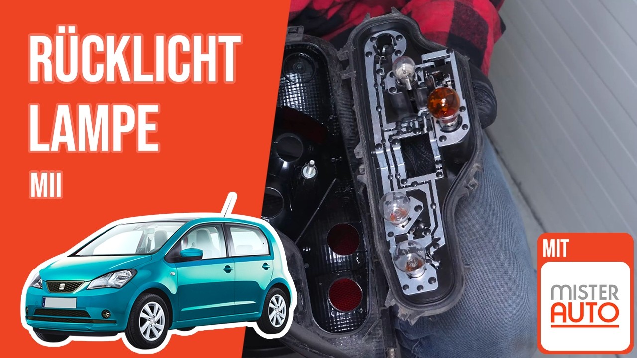 Wie Seat Mii Rücklicht Lampe wechseln 💡