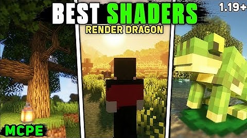 TOP 5 Best Shaders For Render Dragon (1.19+) Update || Render Drogon Shaders MINECRAFT PE ||