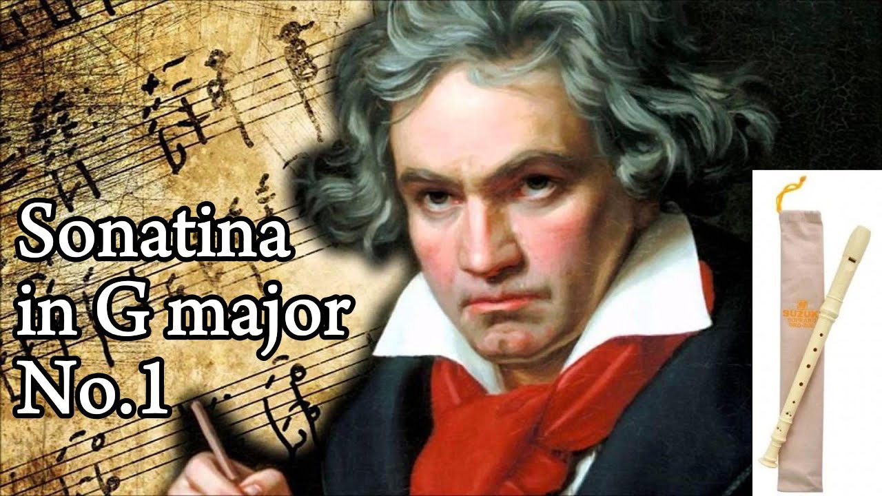 SONATINA in G Major No.1 | Beethoven | Recorder by Hai My