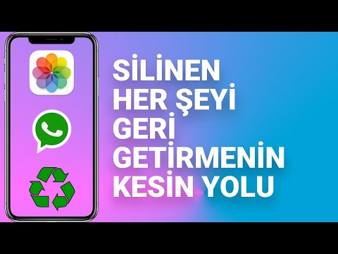 iPHONE'DA VE İCLOUDDAKİ SİLİNEN VERİLERİ GETİRME (Silinen Fotoğraflar, Videolar ve Her Şeyi Kurtar)