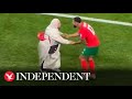 Morocco Player Celebrates By Dancing With His Mother After World Cup Win 