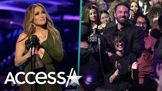 Jennifer Lopez Gets Love From Ben Affleck As She Accepts 2022 iHeartRadio Icon Award
