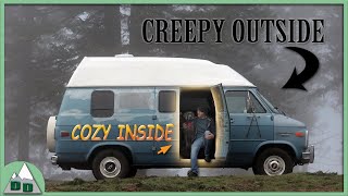 Inside My Creepy Camper Van | Basic Build Tour