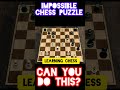 impossible chessboard puzzle | Can you do this in 3 moves? #chess #shorts