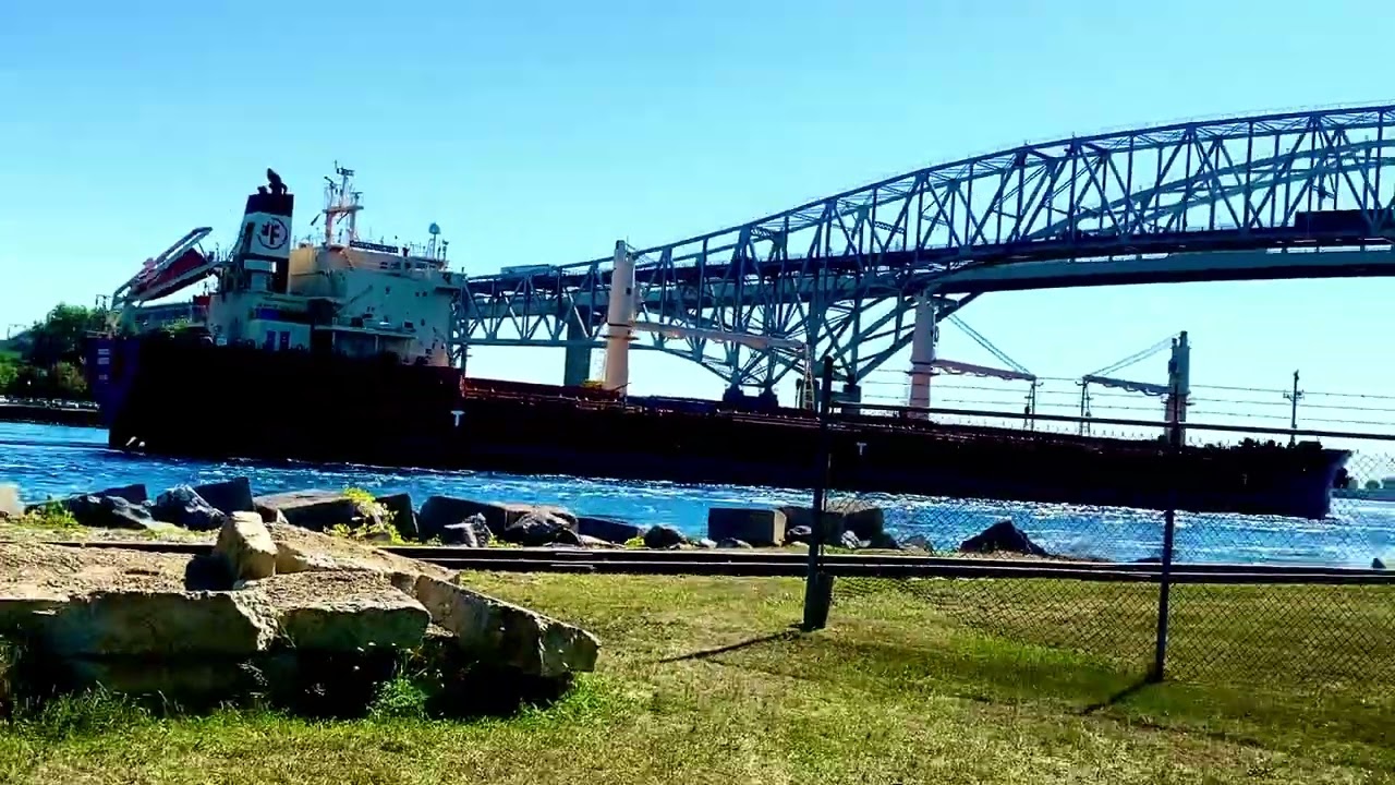 FEDERAL HUNTER under the Blue Water Bridge in Port Huron Michigan!