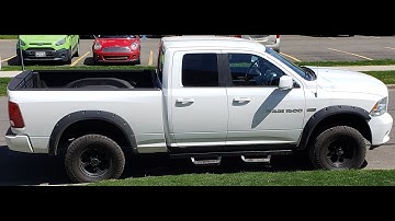KYX Nerf Bars / Running Boards Installation for 2009 to 2018 RAM 1500 Quad Cab