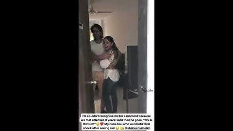 shaheer sheikh,ashnoor kaur 2018 old insta story
