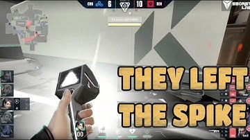 Cloud 9 mitch big brain move to defuse the spike.