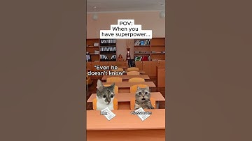 CAT MEMES 🐱 When you have superpower... #shorts #catmemes #relatable
