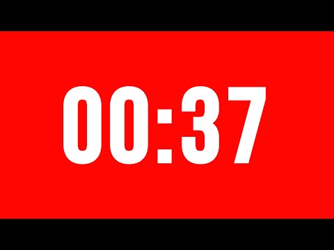 37 Second Timer With Alarm Without Music
