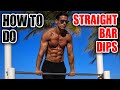 How to do Straight Bar Dips? (What You Need To Know)