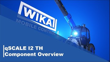 Component overview of the qSCALE I2 TH Rated Capacity Indicator (RCI) System for Telehandlers