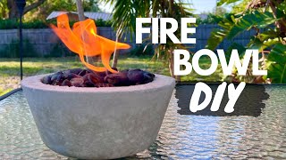 How To Make An Easy FIRE Bowl DIY