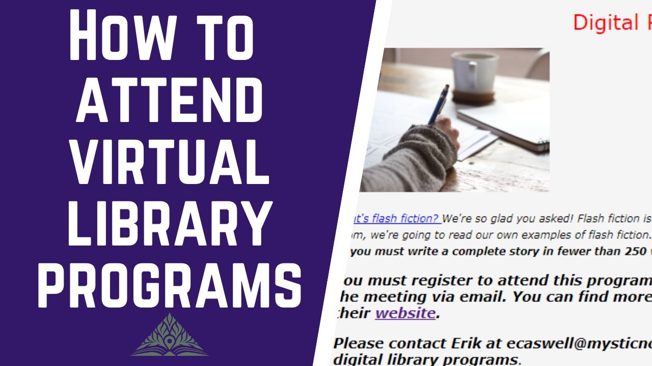 Attend Virtual Library Programs! YouTube