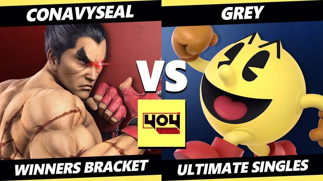 4o4 Weekly 26 - CoNavySeal (Kazuya) Vs. Grey (Pac-Man) Smash Ultimate ...