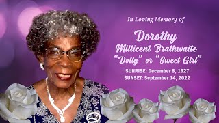 Celebrating The Life of Dorothy Millicent Brathwaite